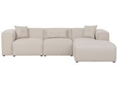 3-istuttava kulmasohva kangas vasenk. beige DOLVA 3-istuttava kulmasohva kangas vasenk. beige DOLVA