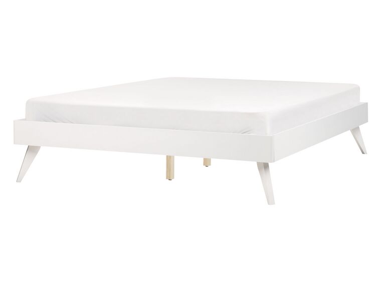 EU Double Size Bed White BERRIC_912485