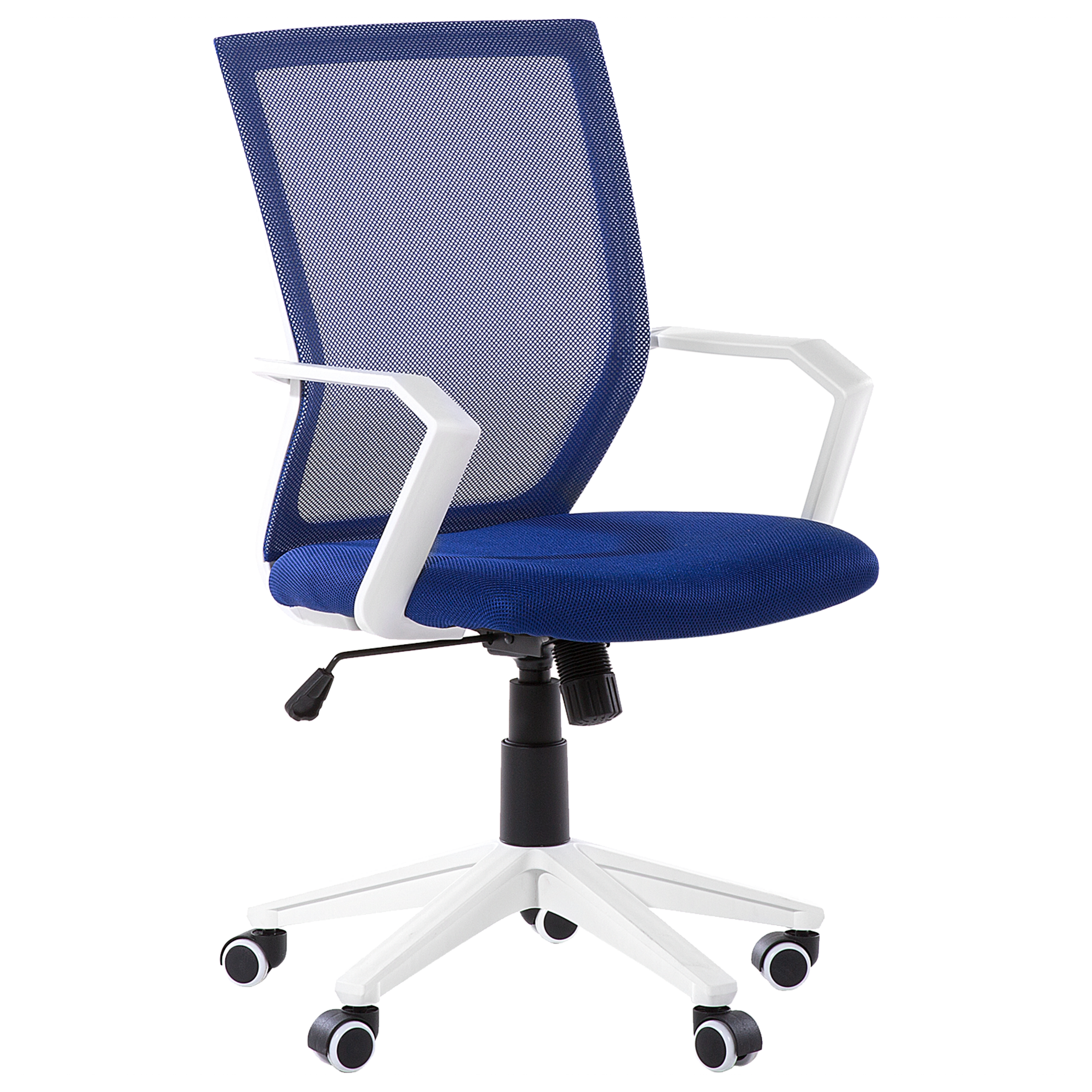 Beliani Desk Chair Office Chair Dark Blue Relief