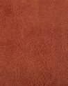 Faux Leather Armchair Golden Brown SAVALEN_779207