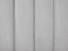 Cama de casal em veludo cinzento claro 180 x 200 cm AMBILLOU_857133