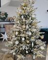 Künstlicher Weihnachtsbaum schneebedeckt 180 cm weiß BRISCO_900272