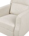 Fabric Recliner Chair Beige EGERSUND_896478