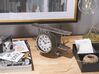 Iron Table Clock Airplane Silver STANS_796644