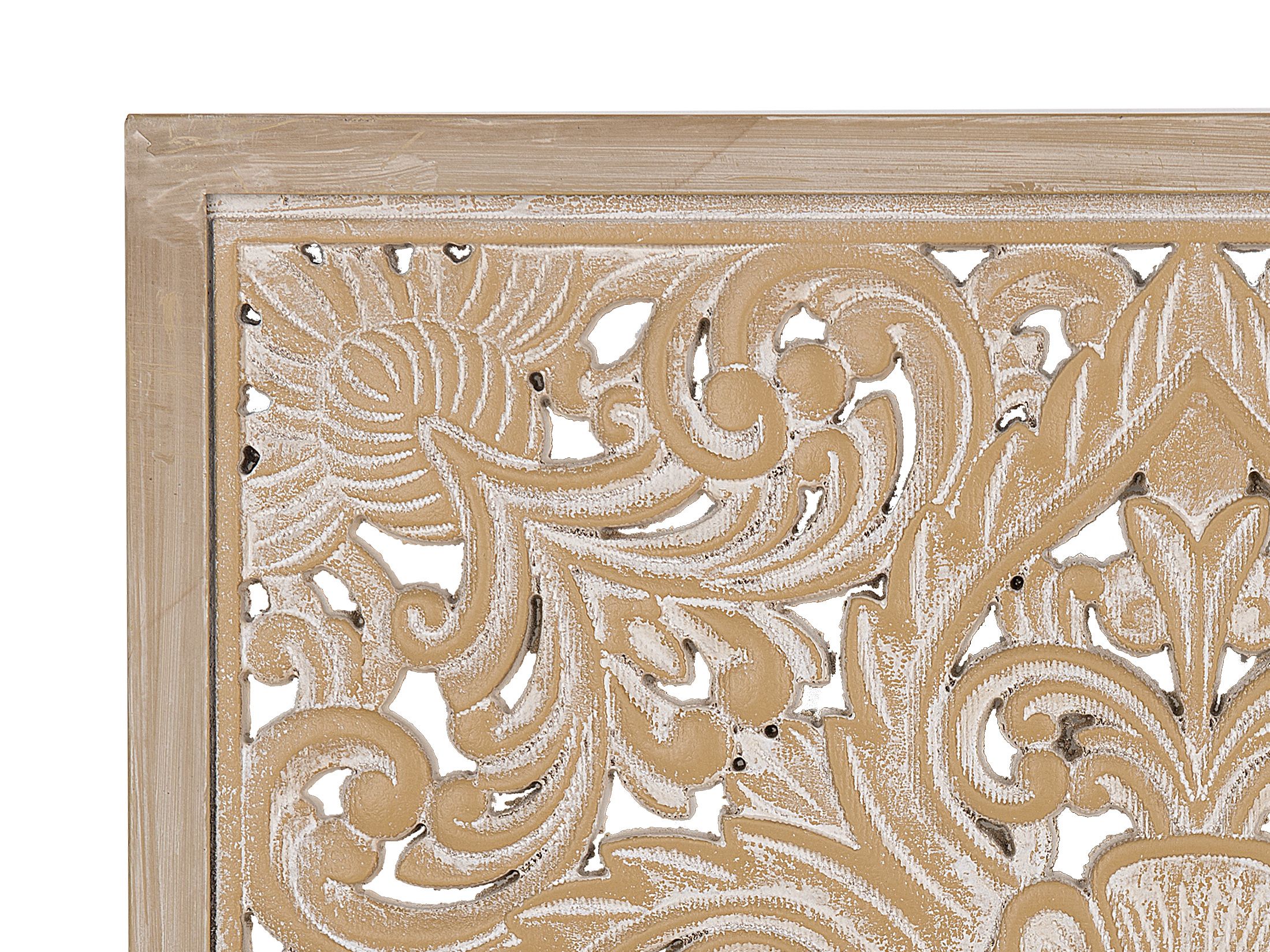 Dekoracja ścienna jasne drewno YONORA