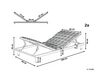 Set of 2 EU Single Size Adjustable Bed Frames STAR_772208