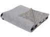 Bavlnená detská deka s motívom leva 130 x 170 cm sivá MATTA_905371