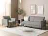 3 Seater Fabric Sofa Grey FENES_897840