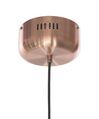 Lampe suspension boule cuivrée BENI petite_785068