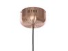 Glass Pendant Lamp Copper BENI Small _785068