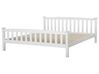 Wooden EU Super King Size Bed White GIVERNY_754648