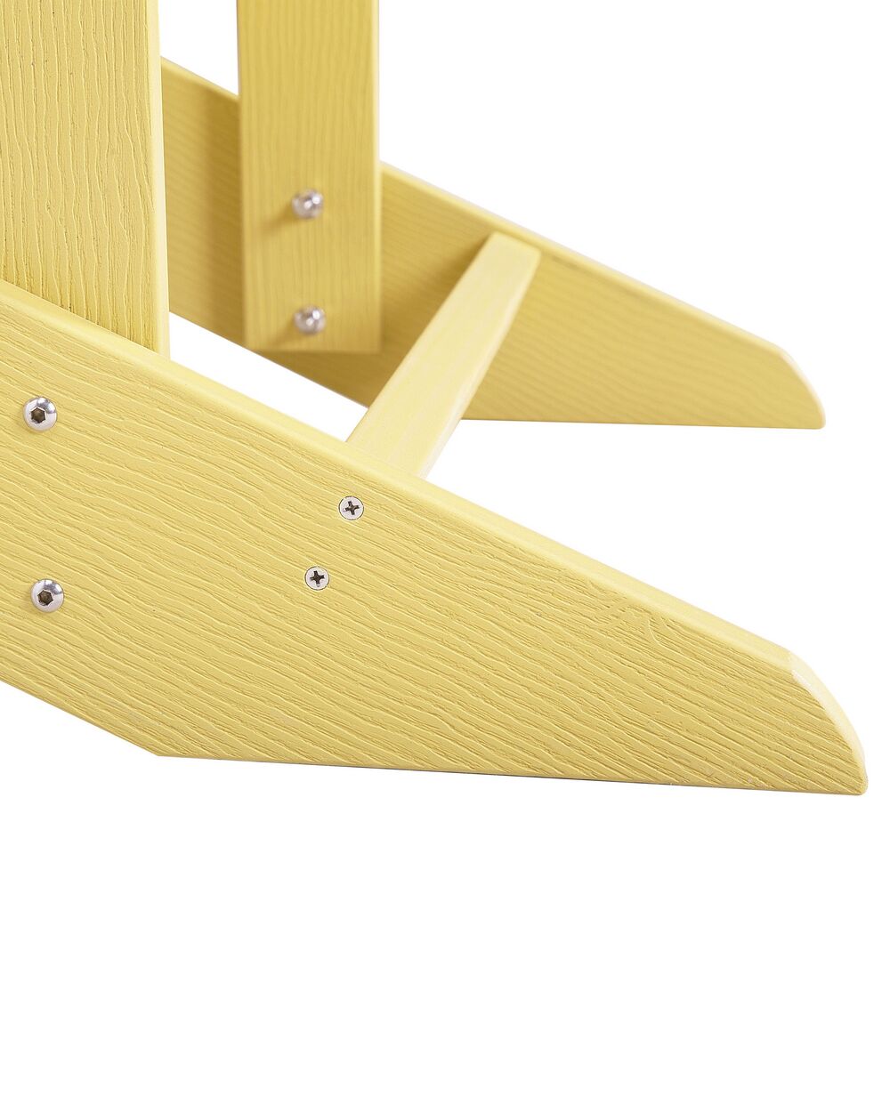 Garden Chair with Footstool Yellow ADIRONDACK Beliani.co.uk