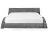 Velvet EU Super King Size Bed Grey VICHY_730157