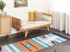 Bavlnený kelímový koberec 80 x 300 cm viacfarebný NORATUS_869452
