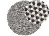 Okrúhly koberec z plstených guličiek ø 140 cm viacfarebný PENEK_780566