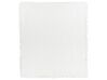 Plaid en coton blanc cassé 220 x 200 cm HATTON _915444