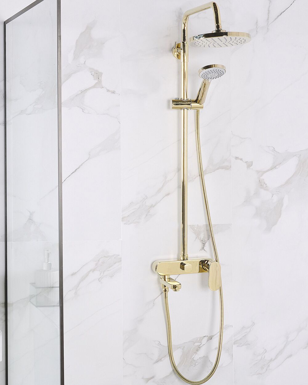 Columna de ducha de latón dorado GURARA 