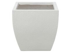 Kukkaruukku savikuituseos valkoinen 39 x 39 x 38 cm ORICOS