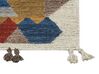 Kelim Teppich Wolle mehrfarbig 200 x 300 cm Patchwork Kurzflor ARZAKAN_858333