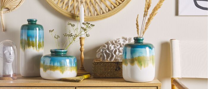 Vaso da pavimento decorazione vaso alto in ceramica arredamento