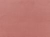 Cama de casal em veludo rosa 140 x 200 cm CHALEIX_844524