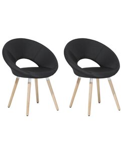Tuoli kangas musta 2 kpl ROSLYN Tuoli kangas musta 2 kpl ROSLYN