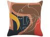 Set of 2 Cushions 45 x 45 cm Multicolour HYACINTH_837776