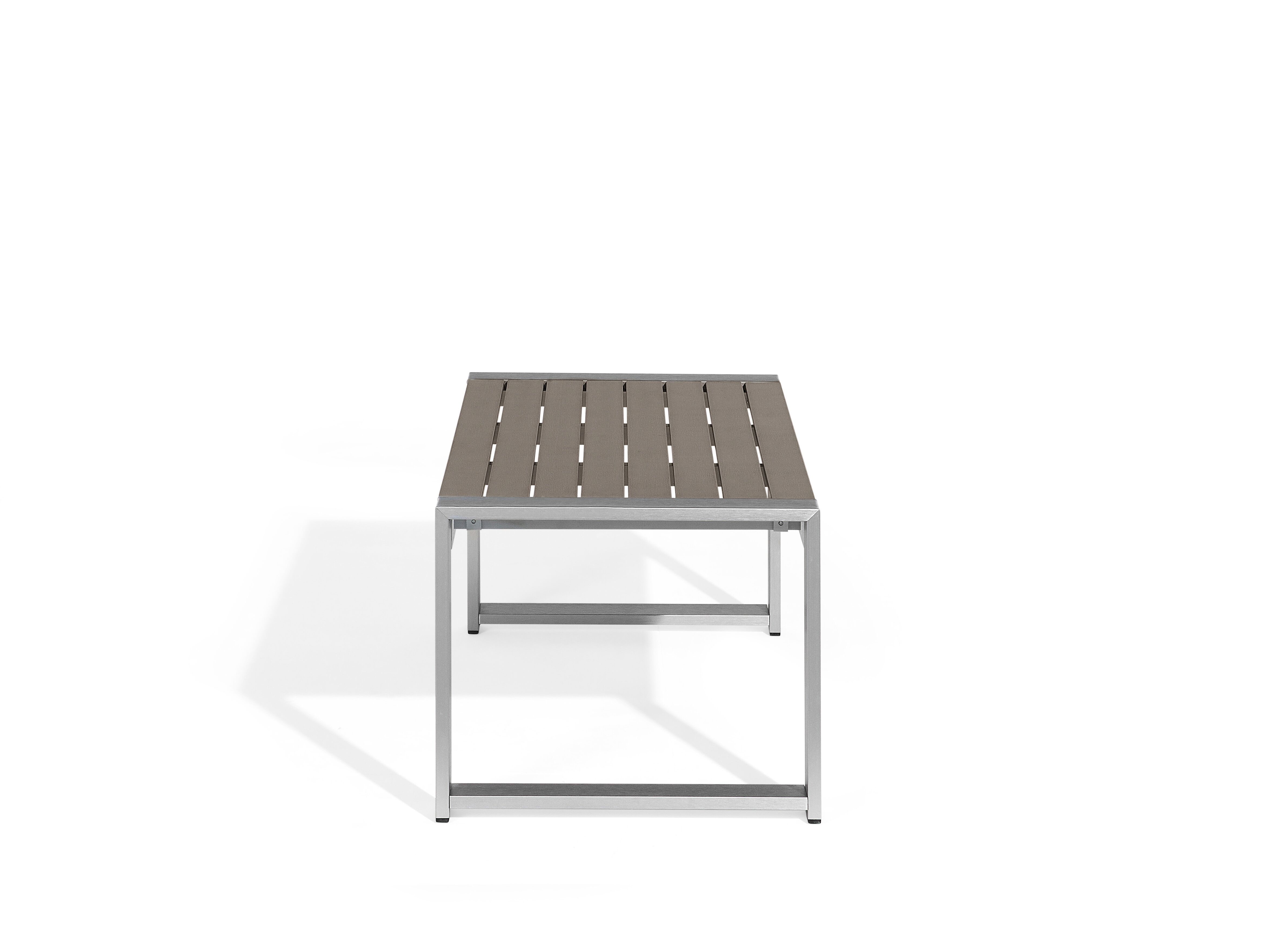 Bain de soleil Hartman en Aluminum + matelas AVEIRO 195x63 - Anthracite