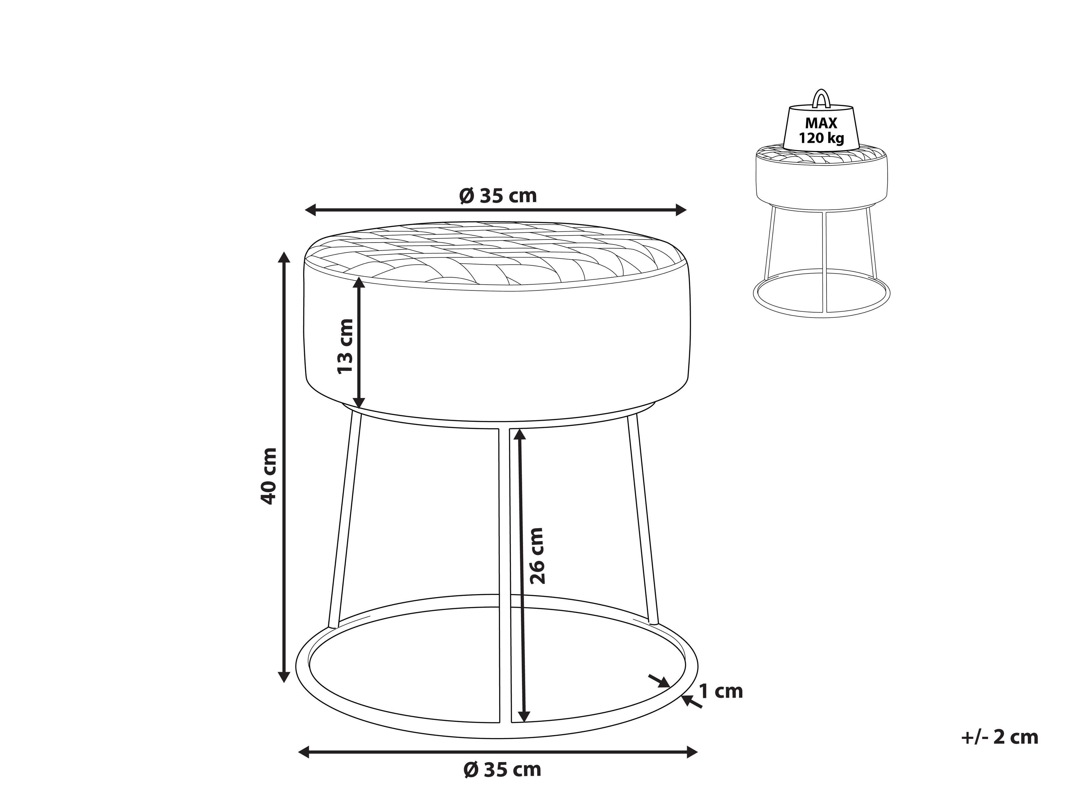 Jakkara Sametti Oliivinvihre 35 Cm DELCO Beliani fi jakkara-sametti-oliivinvihre-35-cm-delco-beliani-fi