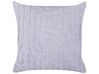 Set of 2 Cotton Cushions 45 x 45 cm Violet TELLIMA_887037