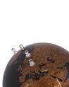 Globus z magnesami 29 cm czarny miedziany CARTIER_784335