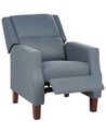 Fabric Recliner Chair Blue EGERSUND_896461
