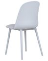 Set of 2 Dining Chairs Light Blue FOMBY_904197