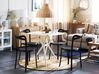 Salon de jardin table et 4 chaises blanc et noir SERSALE/CAMOGLI_823776