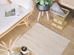 Matto juutti beige 80 x 150 cm POZANTI Matto juutti beige 80 x 150 cm POZANTI