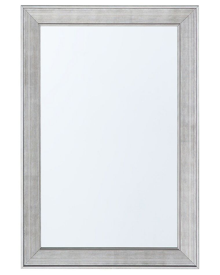 Wandspiegel silber rechteckig 61 x 91 cm BUBRY_712843