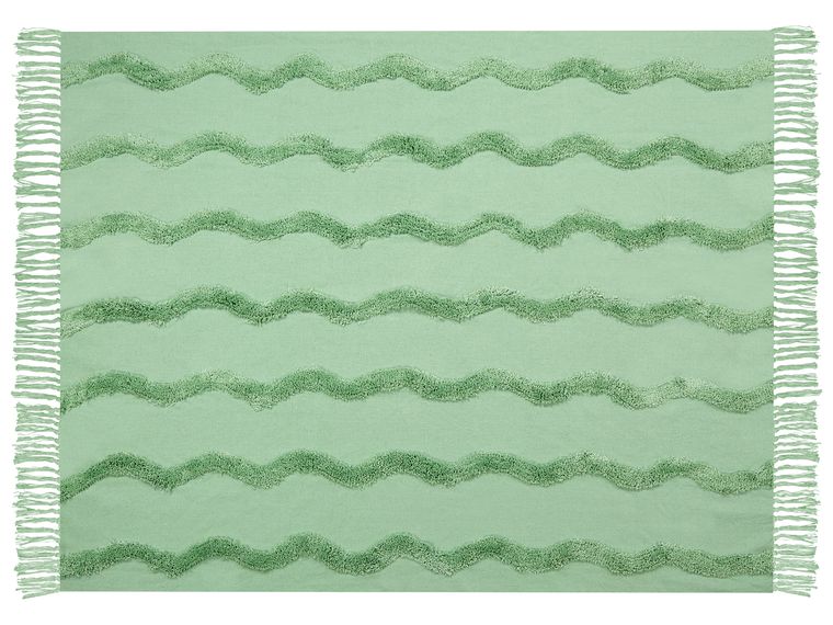 FINGERINSPIRE Bestickte Vorhangbordüre – 90 Mm Breit, 3 M Lang, Hellgrün, Polyester, Chenille-Stoff Für Nähen & Deko