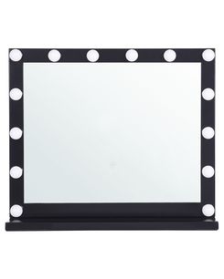 Peili LED-valolla 50x60 cm musta BEAUVOIR Peili LED-valolla 50x60 cm musta BEAUVOIR