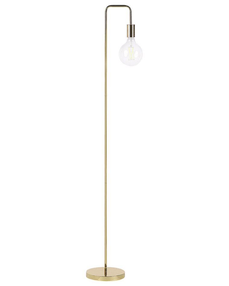 Aranyszínű fém állólámpa 140 cm SAVENA_785142