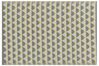 Outdoor Teppich grau-gelb 120 x 180 cm Dreieck Muster Kurzflor HISAR_766675