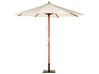 Salon de jardin avec parasol et coussin graphite MAUI_745157
