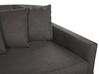 Capa de sofá 3 lugares cinzento escuro GILJA_792642
