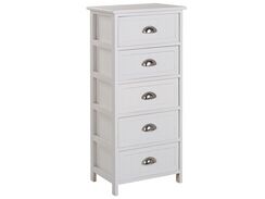 Lipasto 5 laatikkoa valkoinen LUCY Lipasto 5 laatikkoa valkoinen LUCY