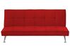 3-istuttava vuodesohva kangas punainen HASLE_589654