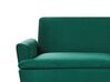 Sofa rozkładana welurowa zielona VETTRE_787941
