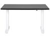 Schreibtisch schwarz / weiß 120 x 72 cm elektrisch höhenverstellbar DESTINAS_899559