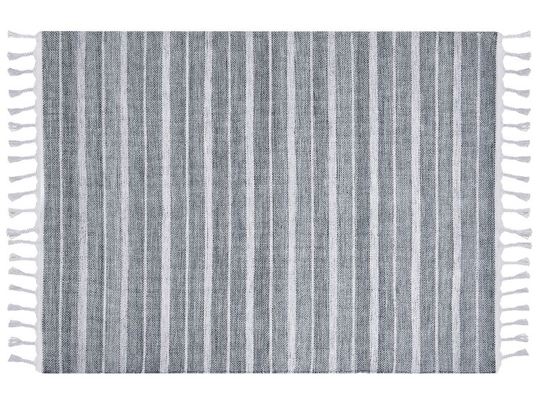 Koberec 160 x 230 cm šedý/bílý BADEMLI_846558
