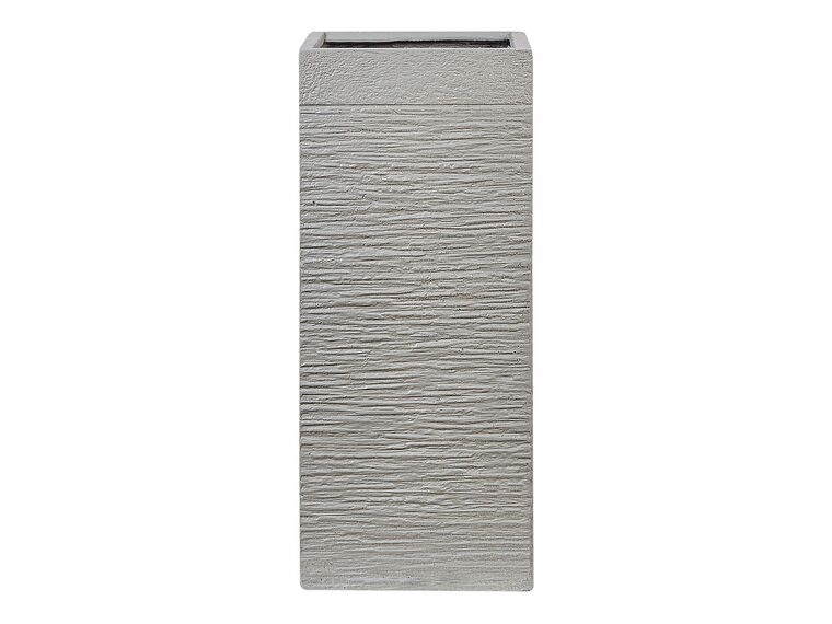 Bloempot taupe 26 x 26 x 60 cm DION_896510