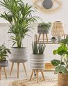 Plant Pot Stand 25 x 25 x 35 cm Grey ARGINIA_808874