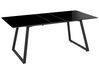  Stół do jadalni rozkładany 150/180 x 90 cm czarny TOURAN_820915